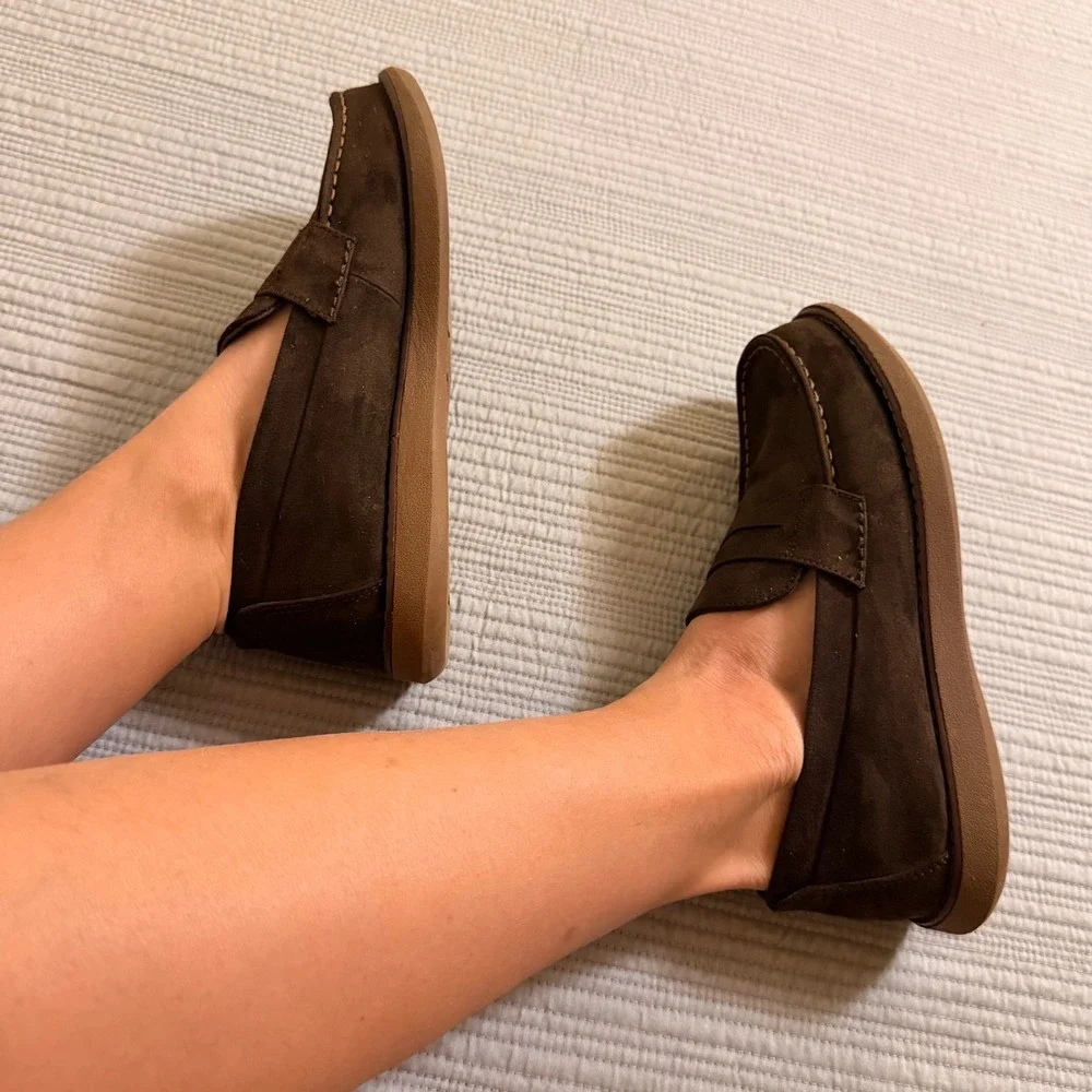 Sperry Top-Sider Boys Capstan Brown Penny Loafers SCK262040 Size 6M 38 EU